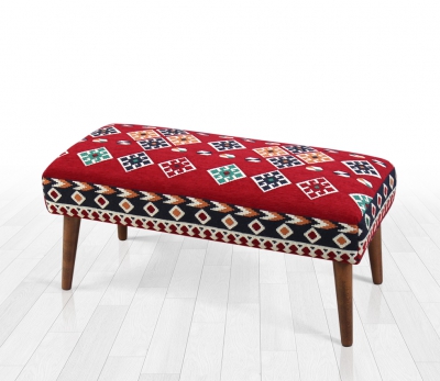 Vezir Kilim Bench Puf - Lidya