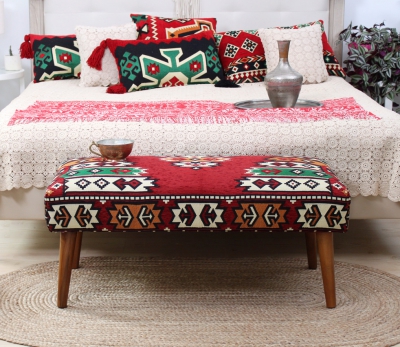 Vezir Kilim Bench Puf - Hitit