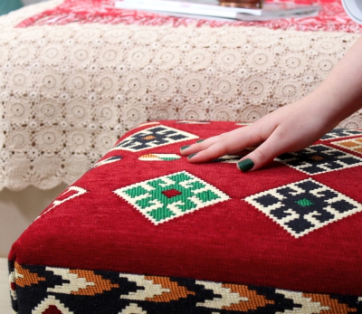 Vezir Kilim Bench Puf - Lidya