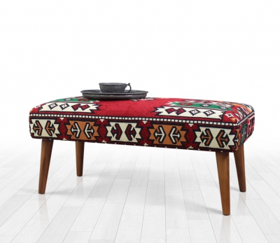 Vezir Kilim Bench Puf - Hitit