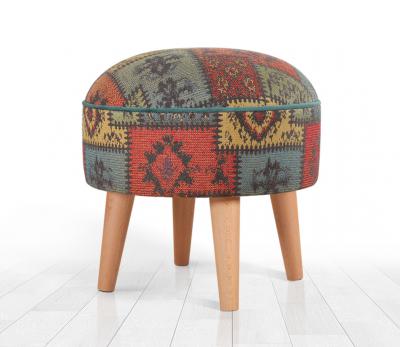 Rugrev Kilim Puf - Yeşil