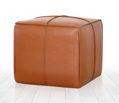 Ottowel Deri Puf - Taba